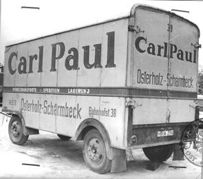 Carl Paul Möbeltransporte historisch